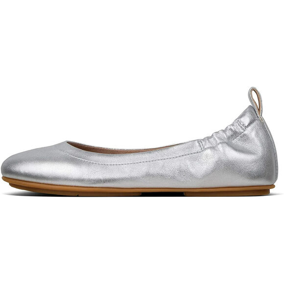 FitFlop Women's Allegro Ballerinas Ballet Flats, Silver Size 8.5M - Picture 8 of 8